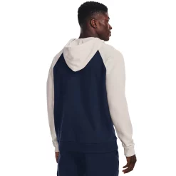 Men's Under Armour Wordmark Rival Fleece Hoodie -Workout Clothes Sales Store 5552407 ALT