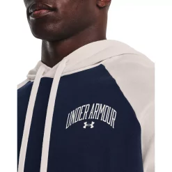 Men's Under Armour Wordmark Rival Fleece Hoodie -Workout Clothes Sales Store 5552407 ALT3