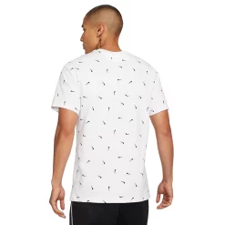 Men's Nike Club Allover Print Tee -Workout Clothes Sales Store 5557330 ALT