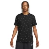 Men's Nike Club Allover Print Tee -Workout Clothes Sales Store 5557330 Black