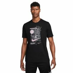 Men's Nike Dri-FIT Wild Clash Training Tee -Workout Clothes Sales Store 5557340 Black
