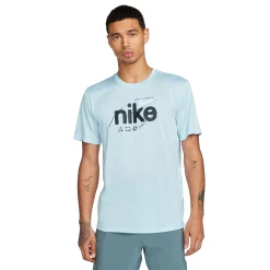 Men's Nike Dri-FIT Wild Clash Training Tee -Workout Clothes Sales Store 5557345 Celestine Blue