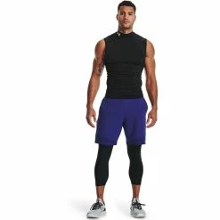 Big & Tall Under Armour HeatGear® Armour Cropped Leggings 18 Big & Tall Under Armour HeatGear® Armour Cropped Leggings -Workout Clothes Sales Store 5564248 ALT2