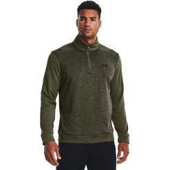 Big & Tall Under Armour Twist Fleece Pullover -Workout Clothes Sales Store 5564280 Marine Od Green