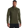 Big & Tall Under Armour Twist Fleece Pullover -Workout Clothes Sales Store 5564280 Marine Od Green Black
