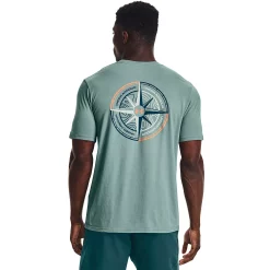 Men's Under Armour Engineered Compass Tee -Workout Clothes Sales Store 5568081 Fresco Green