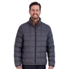 Men's ZeroXposur Luke Box Quilted Puffer Jacket -Workout Clothes Sales Store 5570834 Slate