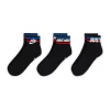 Men's Nike 3-Pack Everyday Essential Ankle Socks -Workout Clothes Sales Store 5593524 Black