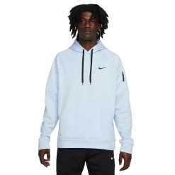 Big & Tall Nike Therma-FIT Pullover Fitness Hoodie -Workout Clothes Sales Store 5597131 Celestine Blue