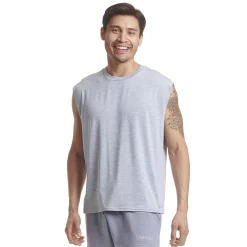 Men's Spalding Warm Up Muscle Tee -Workout Clothes Sales Store 5614535 Forever Blue