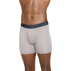 Men's Jockey 3-Pack Active Microfiber 5" Boxer Briefs -Workout Clothes Sales Store 5615201 ALT2