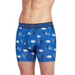 Men's Jockey Active Microfiber 5" Boxer Briefs -Workout Clothes Sales Store 5615213 Wandering Bears