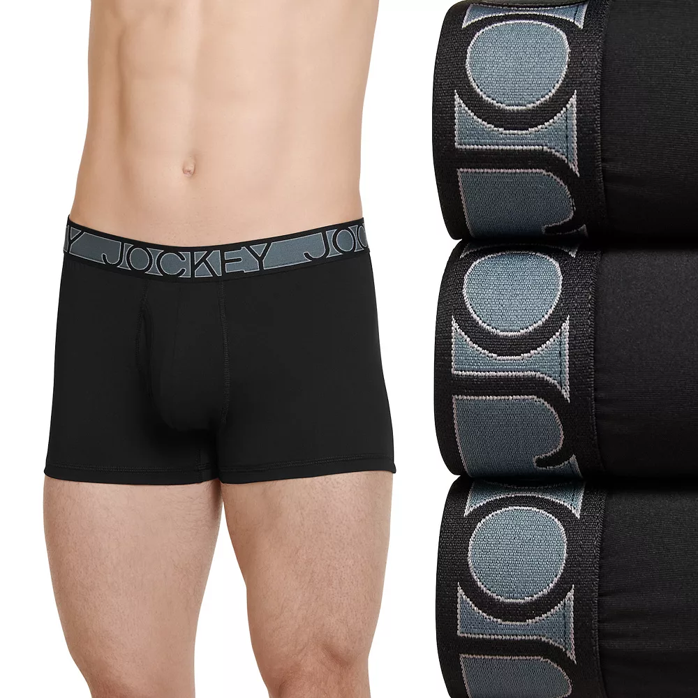 Men's Jockey 3-Pack Active Microfiber 2.5" Trunk Briefs 5 Men's Jockey 3-Pack Active Microfiber 2.5" Trunk Briefs - Image 3