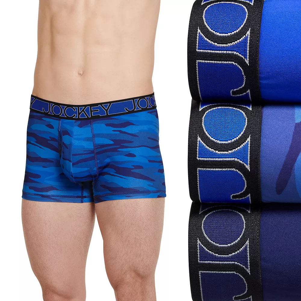 Men's Jockey 3-Pack Active Microfiber 2.5" Trunk Briefs 8 Men's Jockey 3-Pack Active Microfiber 2.5" Trunk Briefs - Image 6