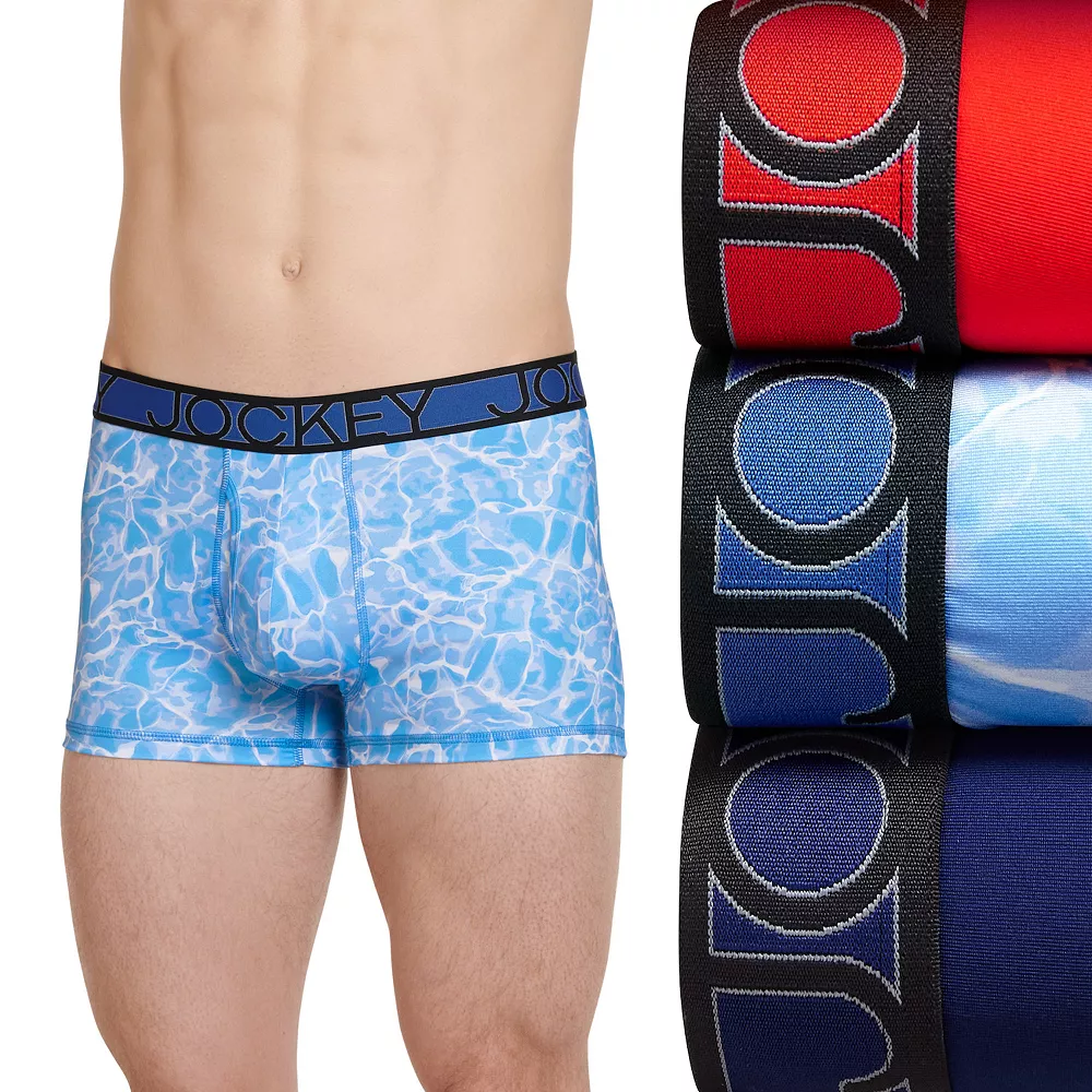 Men's Jockey 3-Pack Active Microfiber 2.5" Trunk Briefs 6 Men's Jockey 3-Pack Active Microfiber 2.5" Trunk Briefs - Image 4