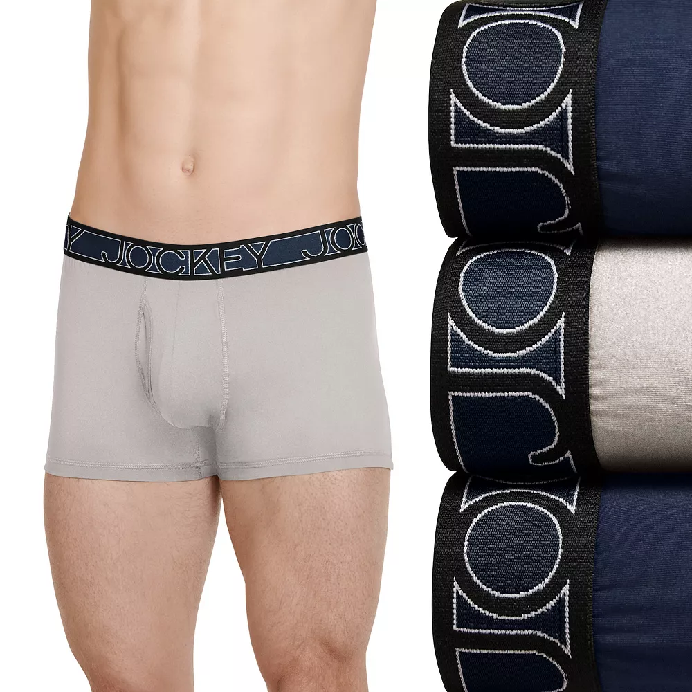 Men's Jockey 3-Pack Active Microfiber 2.5" Trunk Briefs 7 Men's Jockey 3-Pack Active Microfiber 2.5" Trunk Briefs - Image 5