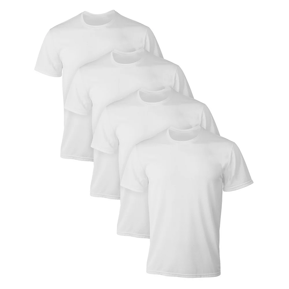 Men's Hanes Ultimate® 4-Pack X-Temp™ Mesh Crewneck Tees 4 Men's Hanes Ultimate® 4-Pack X-Temp™ Mesh Crewneck Tees - Image 2