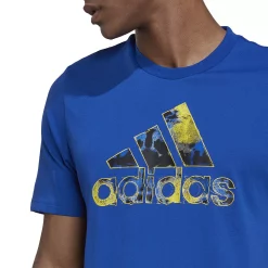 Men's adidas HIIT Badge of Sport Tee -Workout Clothes Sales Store 5623574 ALT3
