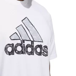 Big & Tall adidas Sketched Skater Tee -Workout Clothes Sales Store 5634533 ALT3