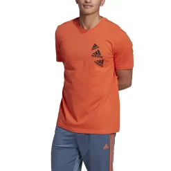 Men's adidas Essentials Brand Love Tee -Workout Clothes Sales Store 5635442 ALT4