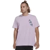 Men's adidas Essentials Brand Love Tee -Workout Clothes Sales Store 5635442 Bliss Lilac