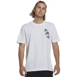 Men's adidas Essentials Brand Love Tee -Workout Clothes Sales Store 5635442 White