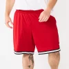 Big & Tall Tek Gear® Retro Basketball Shorts 2 Big & Tall Tek Gear® Retro Basketball Shorts -Workout Clothes Sales Store 5659840 Red Black White