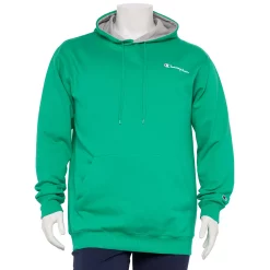 Big & Tall Champion® Powerblend Fleece Hoodie -Workout Clothes Sales Store 5667796 Green Vine