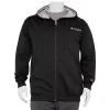 Big & Tall Champion® Powerblend Full-Zip Fleece Hoodie -Workout Clothes Sales Store 5667814 Black