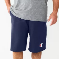Big & Tall Champion® Powerblend Shorts -Workout Clothes Sales Store 5667829 Navy