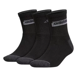 Adidas Men's Blocked Linear II 3-Pack Quarter Socks