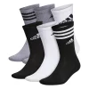 Men's adidas 6-pack Athletic Cushioned Crew Socks -Workout Clothes Sales Store 5720078 Whiteblackheathergray