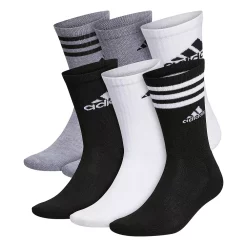 Men's adidas 6-pack Athletic Cushioned Crew Socks