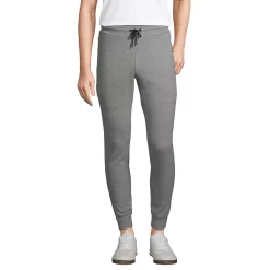 Men's Lands' End Slim-Fit Performance Sweat Pants -Workout Clothes Sales Store 5743954 Cement Heather