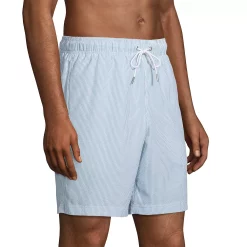 Men's Lands' End 8" Seersucker Volley Swim Trunks -Workout Clothes Sales Store 5744089 ALT2