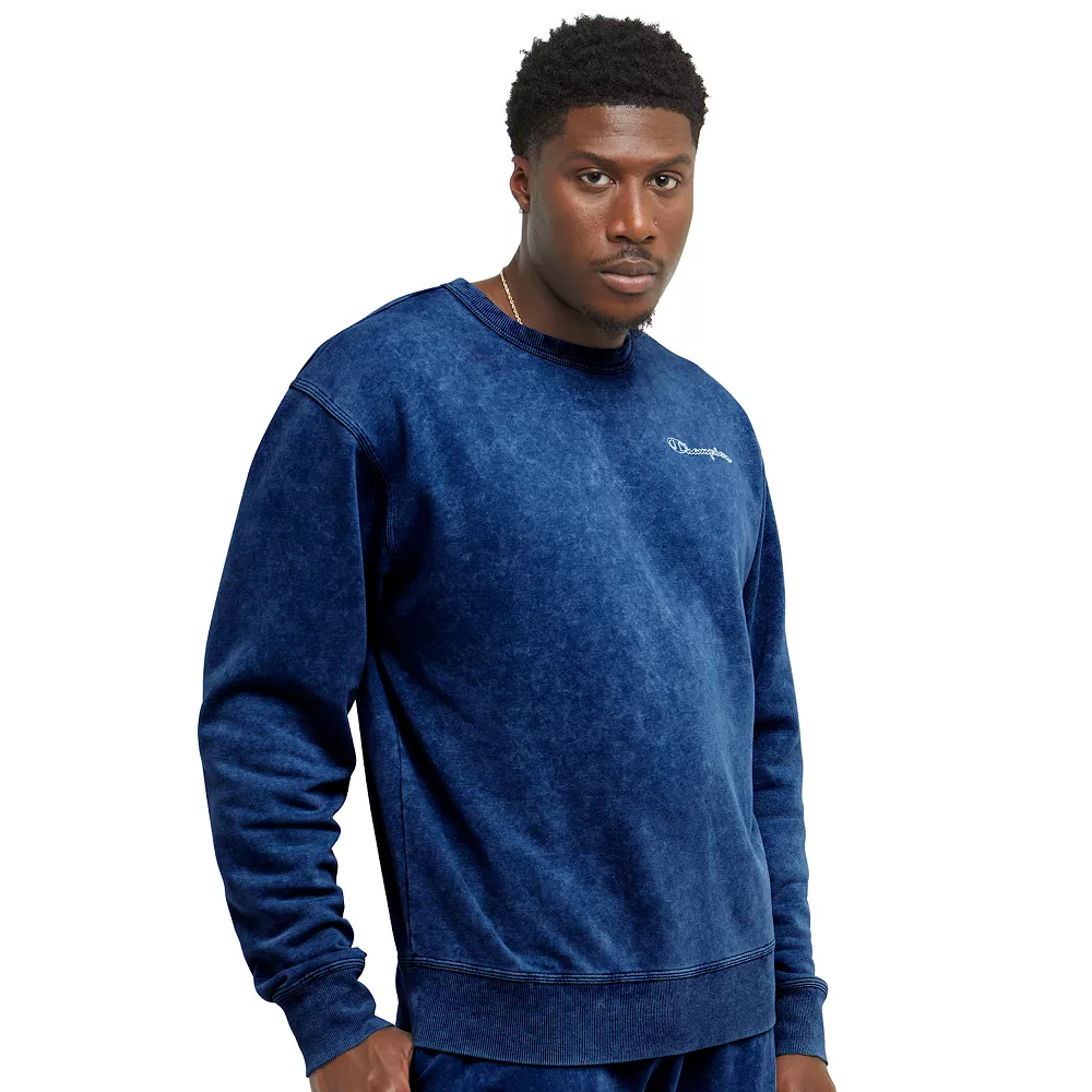 Men's Champion® Acid Wash Crewneck Sweatshirt 5 Men's Champion® Acid Wash Crewneck Sweatshirt - Image 3