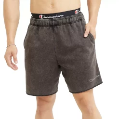 Men's Champion® 7-in. Acid Wash Fleece Shorts -Workout Clothes Sales Store 5775403 Acid Wash Black