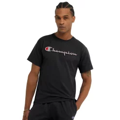 Men's Champion® Classic Graphic Tee -Workout Clothes Sales Store 5779679 Black