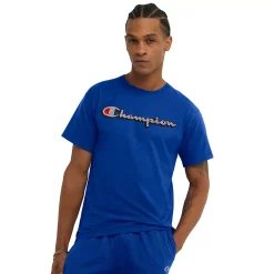 Men's Champion® Classic Graphic Tee -Workout Clothes Sales Store 5779679 Flight Blue