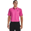 Men's Under Armour Performance 3.0 Polo -Workout Clothes Sales Store 5783379 Rebel Pink