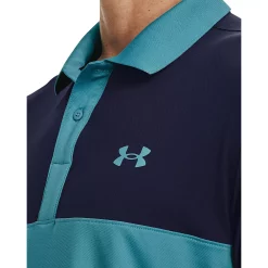 Men's Under Armour Performance 3.0 Blocked Polo -Workout Clothes Sales Store 5783427 ALT3