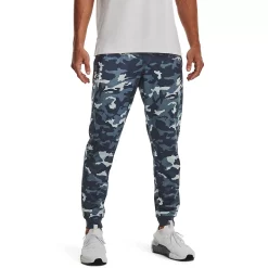 Men's Under Armour Sportstyle Printed Tricot Joggers -Workout Clothes Sales Store 5805732 Harbor Blue