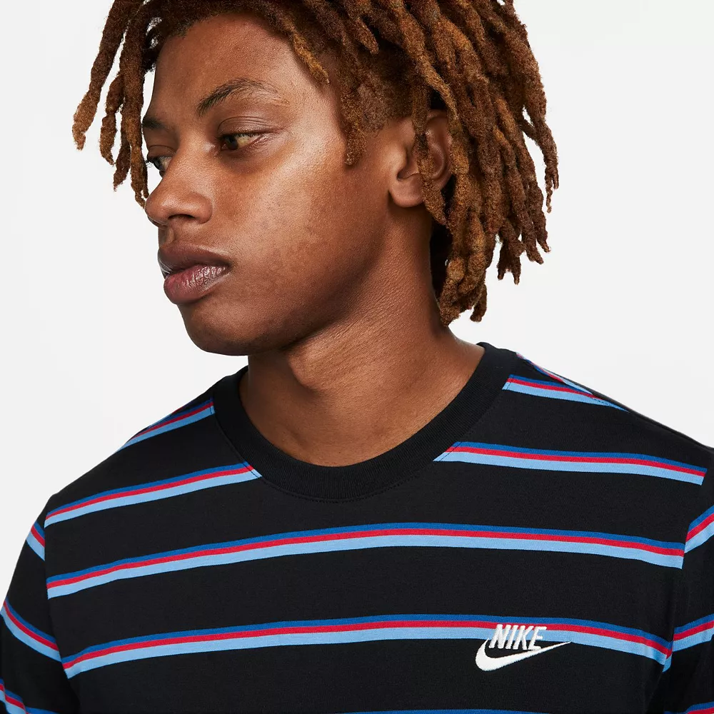 Men's Nike Sportswear Striped Tee 8 Men's Nike Sportswear Striped Tee - Image 6