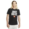Big & Tall Nike Sportswear "Just Do It" Tee -Workout Clothes Sales Store 5832276 Black