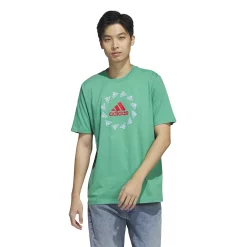 Men's adidas Brand Love Graphic Tee -Workout Clothes Sales Store 5841681 Court Green
