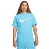 Big & Tall Nike Sportswear Swoosh Tee -Workout Clothes Sales Store 5847447 Baltic Blue