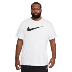 Big & Tall Nike Sportswear Swoosh Tee -Workout Clothes Sales Store 5847447 White