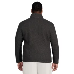 Big & Tall IZOD Shaker Fleece Jacket -Workout Clothes Sales Store 5850564 ALT