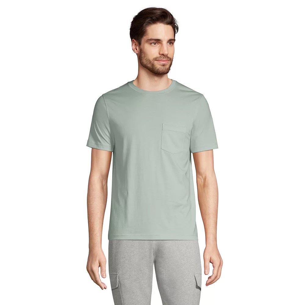 Men's Lands' End Supima Pocket Tee 12 Men's Lands' End Supima Pocket Tee - Image 10