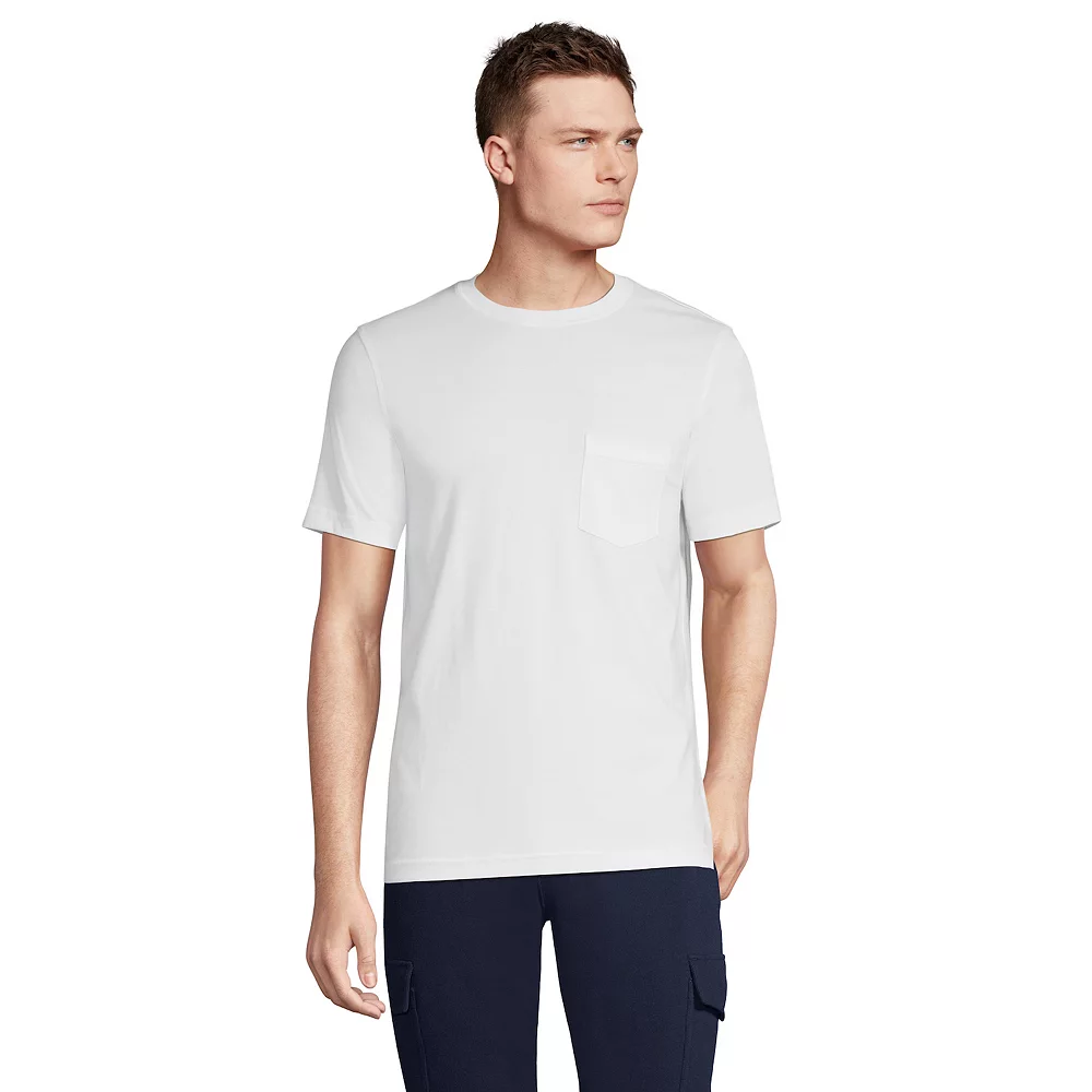 Men's Lands' End Supima Pocket Tee 7 Men's Lands' End Supima Pocket Tee - Image 5